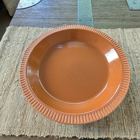 12" Terracotta Pie Plate - Made in the USA - Picture 2 of 6